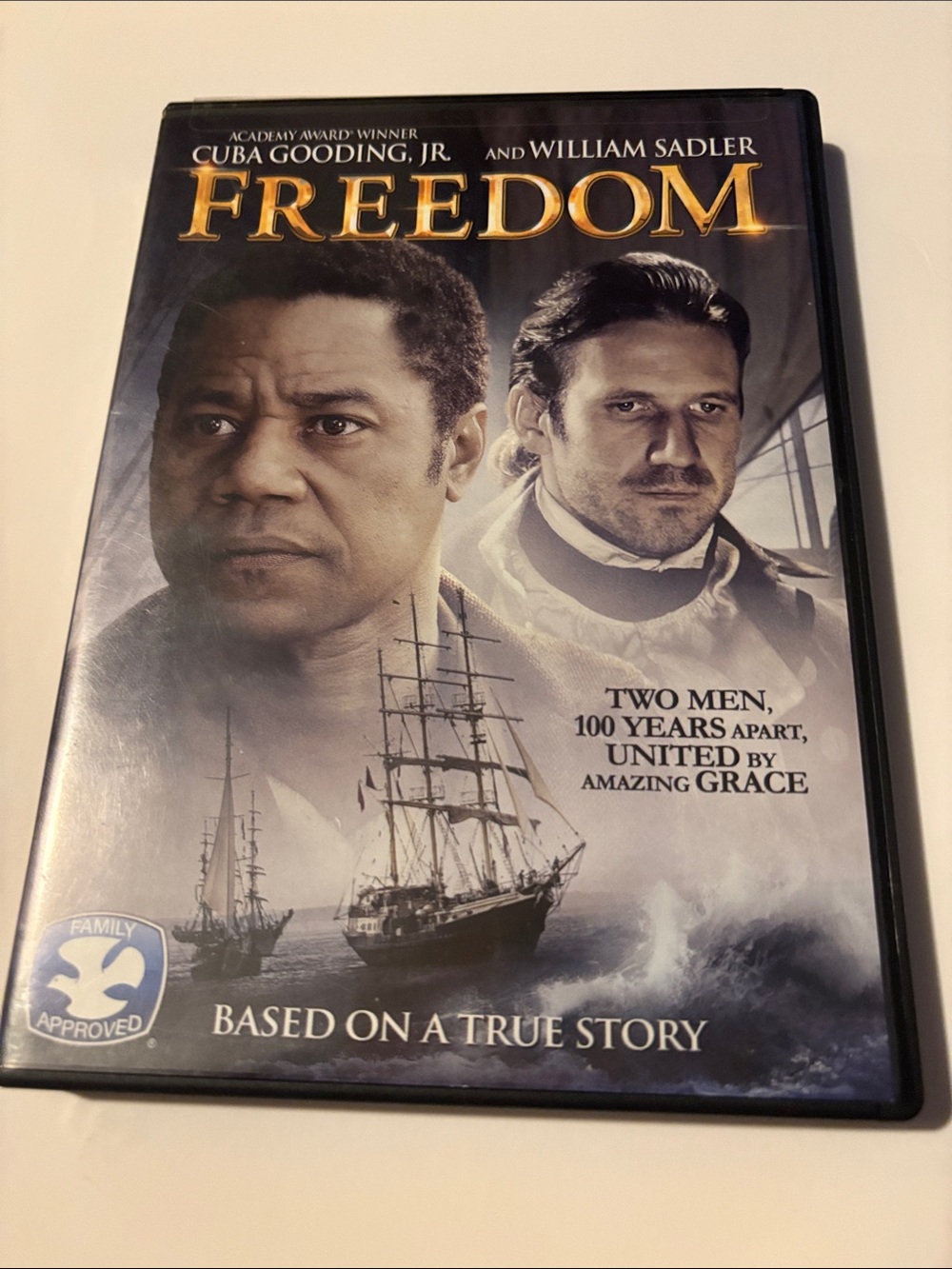 Freedom DVD Movie — Gold & Black Cover
